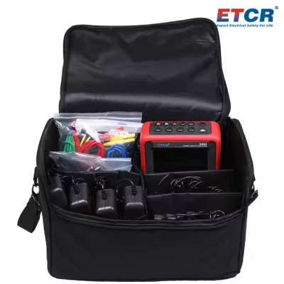 Testermeter-ETCR5000 Comprehensive Analysis of Voltage Current Power and Electrical Power Quality Logger Energy Power Quality Analyzer
