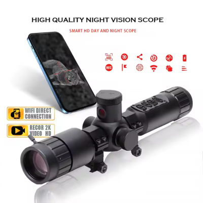 Tstermeter-BOO001-7-19X Hunting Night Vision Scope With Ranging Video Rec WIFI Support OEM Digital Night Vision Scope for Hunting Sight