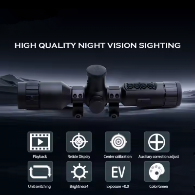 Testermeter-NS40 1920-1080 Night Vision Scope 2K Digital 600m IR Day and Night Rangefinder NV Hunting Scope