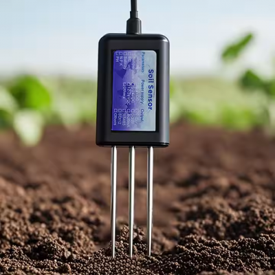 Testermeter-RS6541 Factory Supply Soil Moisture and Temperature 2 in 1 Sensor 0-5V 0-10V 4-20mA Output Durable IP68 Waterproof for Farming