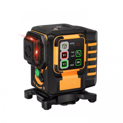 Testermeter-LSC6651-LAISAI Industrial 8/12 Line Laser Level High-Precision Red Green Dual Color Strong Light Thin Line Infrared Wall Floor 6651