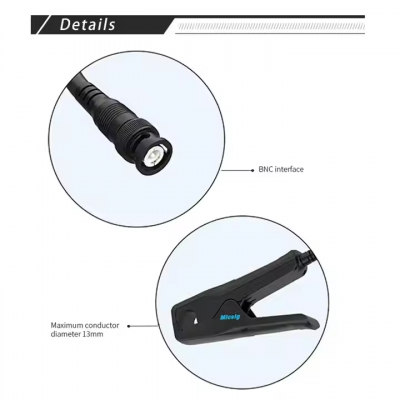 Testermeter_CP2100A CP2100B Digital Oscilloscope AC DC Circuit Tester with Power Probe and 800KHz/2.5MHz Oscilloscope Probes Set