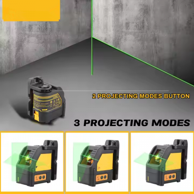 Testermeter-DW088CG Beam Cross Line Laser Level High Precision Vertical Horizontal Dotting Instrument Rotary Laser Levels