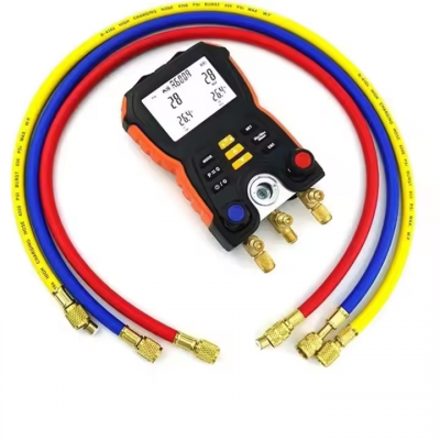 Testermeter-HT-750 Digital Pressure Gauge New Refrigeration Vacuum Manifold Tester Meter Essential Tool for Refrigerant Management