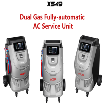 Testermeter-X549 Dual Gas Fully Automatic A/C Service Unit Gas Charger Air Conditioner AC Car Machine 1234A AC Recovery Machine