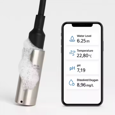Testermeter-SCO2 0-5M Measuring Range 4-20mA Submersible Water Pressure Tank Level Sensor Piezometer