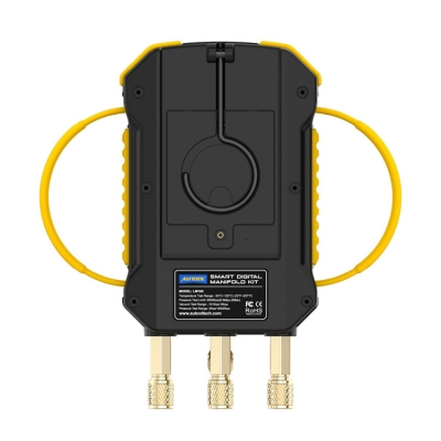 Testermeter-AUTOOL LM160 Low Pressure R410 R1150 R123 R1233zd R1234yf R124 R125 R142b R161 Digital Manifold Refrigeration Tools Gauges