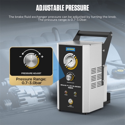 Testermeter-AUTOOL AST609 110V 220V Adjustable Pressure Automatic Universal Brake Fluid Machine Tester Bleeder for All Cars