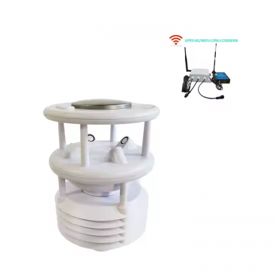 Testermeter-CE RS485 LORA LORAWAN WIFI 4G GPRS High Precise Compact Professional Integrated Weather Station for Environmental Monitoring