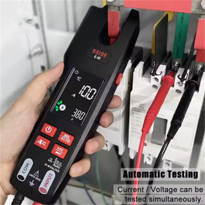 Testermeter-Professional Digital Clamp Multimeter U6 600A AC/DC Voltage Resistance Capacitance Diode Tester Electronic Measuring Instrument