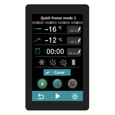 Testermeter-SF486 Quick Freezer Color Touch Screen Thermostat Digital Temperature Controller