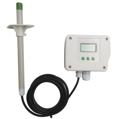 Testermeter-Thermal Film Rs485 4-20Ma 0-10V Relay Switch Output HVAC Air Flow Sensor Transmitter