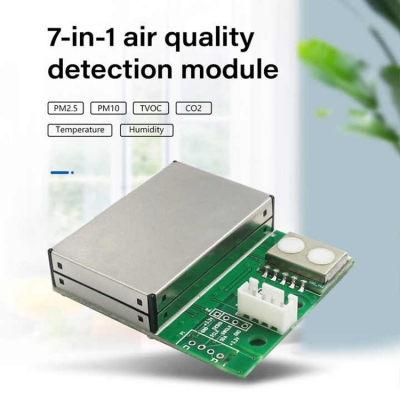 Testermeter-PM2.5 PM10 TVOC CO2 Formaldehyde Detector Meter Indoor Air Pollution Sensor Air Quality Monitor