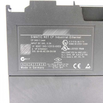 Testermeter-343-1 Lean Original New PLC Module Communications Processor CP 6GK7343-1CX10-0XE0 Siemens