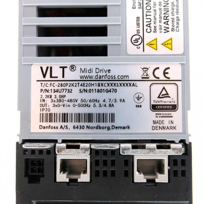 Testermeter-FC-280P2K2T4E20H1BXCXXXSXXXXAL OriginalVFD Danfoss Frequency Converter