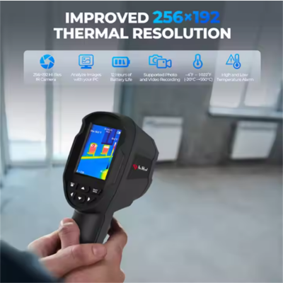 Testermeter-E310 Good Price High-Resolution 256-192 Thermal Imager Handheld Industrial Temperature Tester Camera