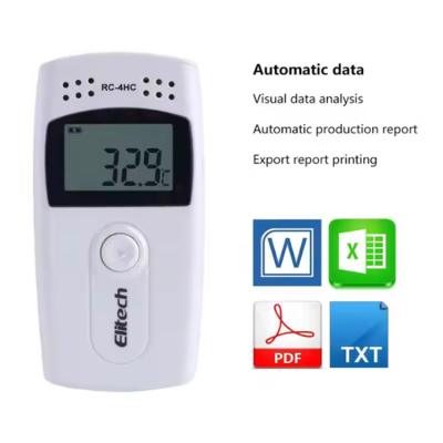 Testermeter-RC-4HC Digital Data Logger USB Temperature Humidity Record Built-in NTC Sensor High Precision Thermometer