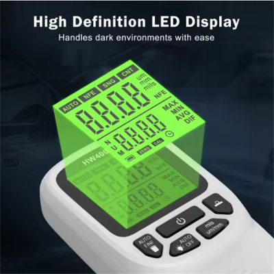 Testermeter-HW-400S Car Thickness Gauge High Precision Industrial Iron Aluminum Coating Thickness Gauge Automotive Paint Thickness Gauge
