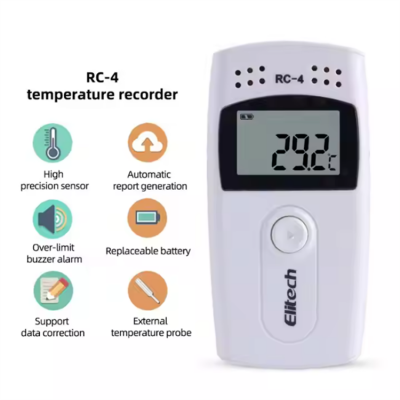 Testermeter-RC-4 Digital USB Temperature Data Logger Built-in NTC Sensor High Precision Thermometer Data Logger