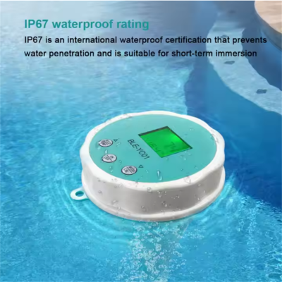 Testermeter-BLE-YC01 Smart Blue tooth Online Chlorine Tester 6 in 1 Chlorine/pH/TDS/EC/ORP/TEMP ph Meter for Swimming Pool