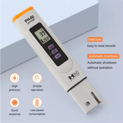 Testermeter-PH-80-Digital PH/ Temperature Meter With Automatic Calibration Function Water Quality PH Tester PH-80