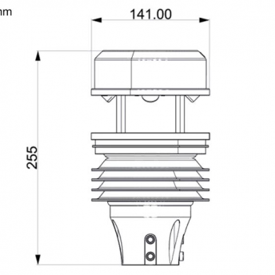 Testermeter-RS485 Economical Weather Monitoring Anemometer Ultrasonic Wind Speed Sensor