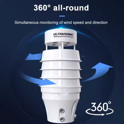 Testermeter-RS485 Small Portable Economical Modbus Wind Speed Sensor Ultrasonic