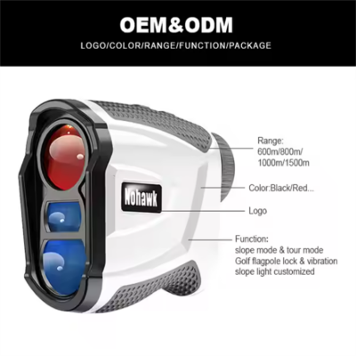 Testermeter-3M02-600-A-LI-W-Laser Rangefinder Golf Long Distance Meter Hunting Range Finder Telescope 600m 650 Yards with Slope Flag-Lock Slope Pin