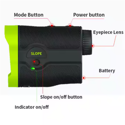 Testermeter-H3D-Nohawk Rangefinder 6.5X 1000m Distance Meter Laser Measuring Golf Range Finder