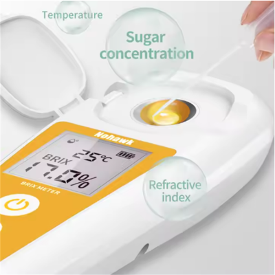 Testermeter-BM-03S-Sugar Digital Brix Refractometer Brix Test Meter or Auto Polarimeter Refractometer for Fruit Food Juice