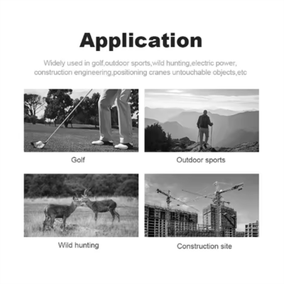 Testermeter-NK-600M NOHAWK Distance Meter Laser Rangefinder Telescope Golf Rangefinder 6.5X Hunting Rangefinder
