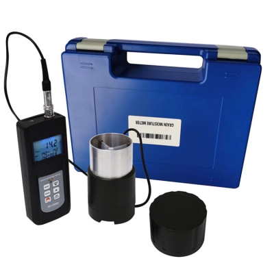 Testermeter-Digital Handheld Hygrometer Grain Humidity Color Coded LED Light 36 Species Grain Moisture Meter Checked Coffee Soya Bean Wheat