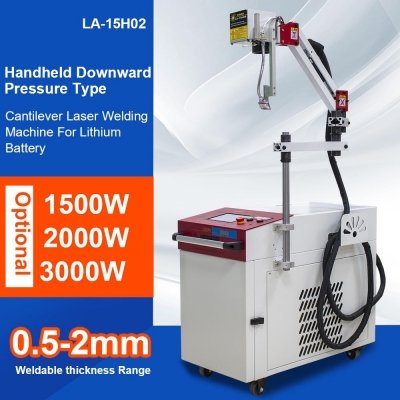 Testermeter- LA-15H02 cantilever laser welding machine for lithium battery handheld downward pressure lithium battery welding