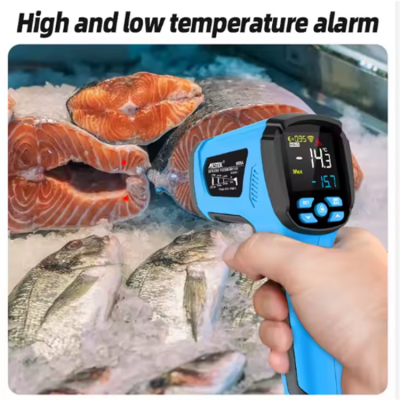 Testermeter-40-1600C Pyrometer Infrared Thermometer Gun Temperature Measurement Electronic Hygrometer Digital Industry Thermometer