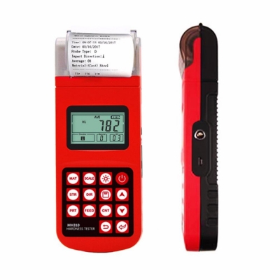 Testermeter-MH310 Leeb Hardness Tester Gauge LCD EL Backlight with Integrated High Speed Thermal Printer