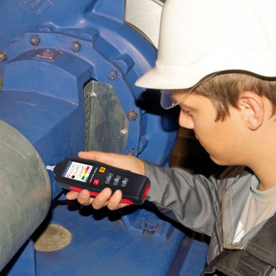 Testermeter-Vibration Meter Analyzer Acceleration / Velocity / Displacement Symmetrical Shape W/ Short or Long Probe