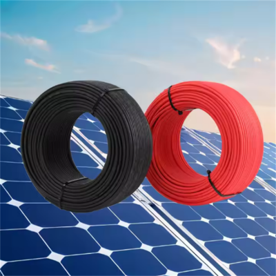 Testermeter-pv-4mm-suntree wire cable PV1-F Type 5 tinned copper soft conductor 1000V 1200V pv wire cables pcable power