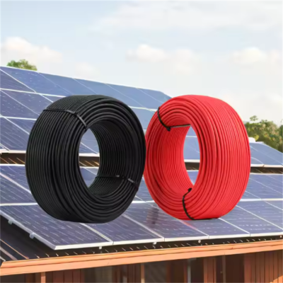 Testermeter-pv-4mm-suntree wire cable PV1-F Type 5 tinned copper soft conductor 1000V 1200V pv wire cables pcable power