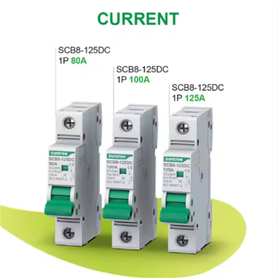 Testermeter-SCB8-125DC-50/60hz c Curve Mini Double Pole Mcb 125a 63 Amp Dc Mcb 2p 32a Circuit Protector Breakers