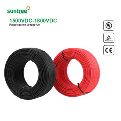 Testermeter-pv-4mm-suntree 800v 1000v wire cables pv PV1-F Type 5 tinned copper soft conductor wire cable copper wirev 1200v