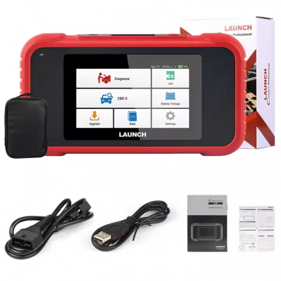 Testermeter-LAUNCH X431 CRP123E OBD2 Code Reader for Engine ABS Airbag SRS Transmission OBD Diagnostic Tool Free Update