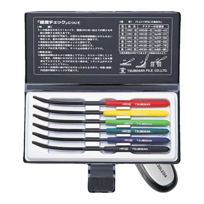Testermeter-Hardness Tester Checker File HRC40-HRC65 Set of 6