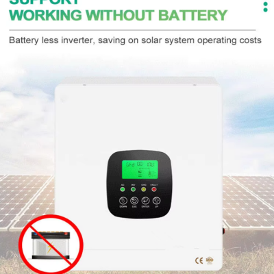 Testermeter-Hybrid Solar Inverter 3kw 4kw 6kw 8kw 10kw Invert Grid Solar System on Grid Inverter 230V Pure Sine Wave