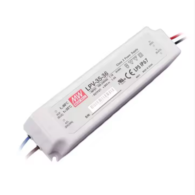 Tsermeter-Wholesale LPV-35 12V 24V 35W LED PC Mean Well Waterproof Power Supply 5V 15V 36V Single Output Switching with 3A and 5A Current