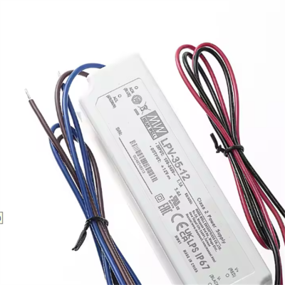 Tsermeter-Wholesale LPV-35 12V 24V 35W LED PC Mean Well Waterproof Power Supply 5V 15V 36V Single Output Switching with 3A and 5A Current