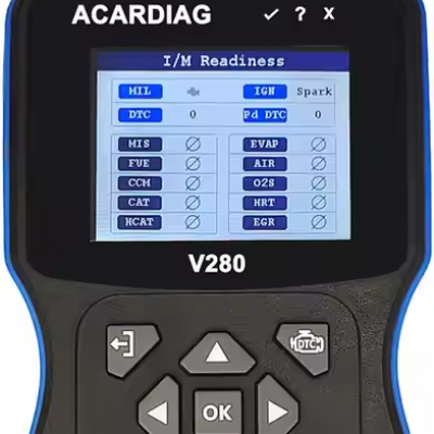 Testermeter-Acardiag V280 Professional OBD2 Scanner Auto Code Reader Diagnostic Check Engine Light Scan Tool for OBD II Cars After 1996