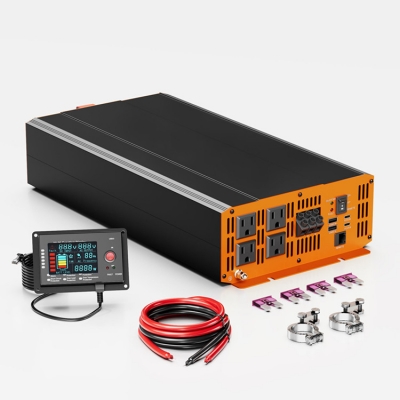 Testermeter-Pure Sine Wave Power Inverter 1KW ~8KW 12V24V DC to 110V AC Converter for Car RV Solar Home  ETL Certified