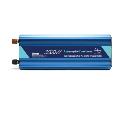 Testermeter-3000 Watt Pure Sine Wave Smart UPS Inverter Rechargeable 12V 24V 220V Convertidor De Corriente Homage Inverter Converter