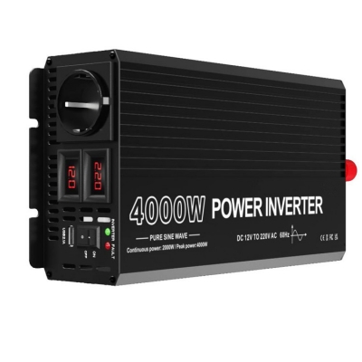 Testermeter-24v Power Inverter Dc 12v to Ac 220v 4000W Solar Pure Sine Wave on Grid Inverter 24v 220v 4000w