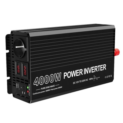 Testermeter-24v Power Inverter Dc 12v to Ac 220v 4000W Solar Pure Sine Wave on Grid Inverter 24v 220v 4000w